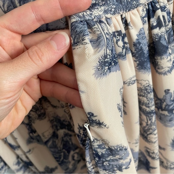 Rachel Antonoff Van Manhunt Toile Mesh Midi Dress Size 0 XS - Picture 12 of 13